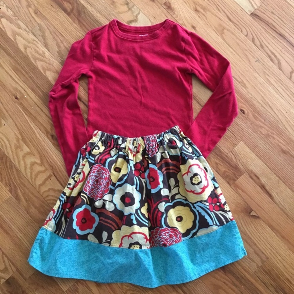 7/8 boutique skirt set
